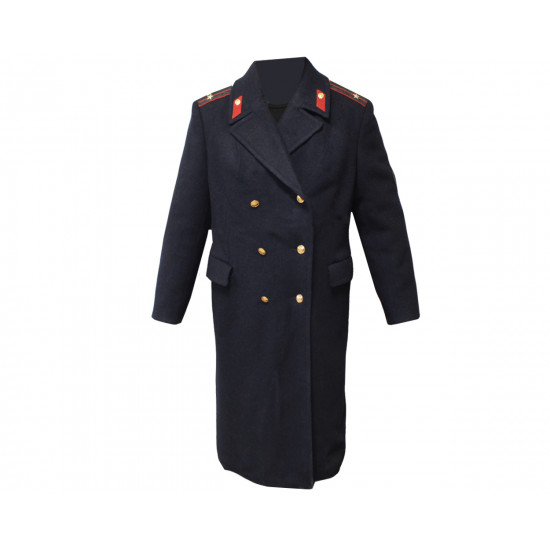 Soviet Justice Police Military Post-War Overcoat